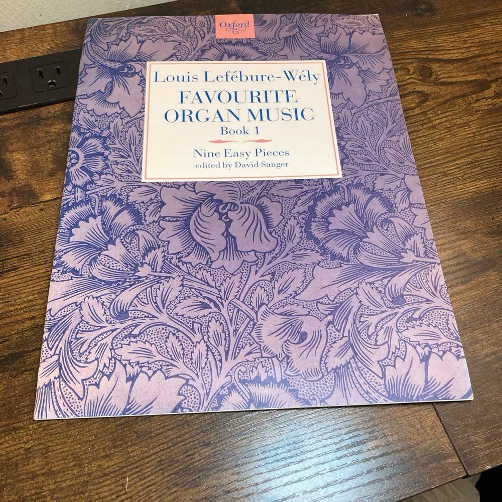 Favourite Organ Music Book 1 Nine Easy‎ Pieces Paperback Lefebure Wely Sanger